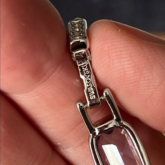 Swarovski Purple Crystal Bracelet Size 6.5 - Picture 2 of 11